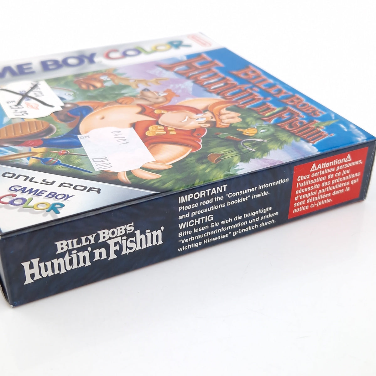Game Boy Color Spiel – Billy Bobs Huntin n Fishin OVP PAL