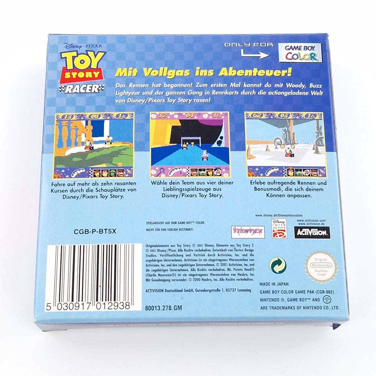 Game Boy Color Spiel – Toy Story Racer (OVP PAL)