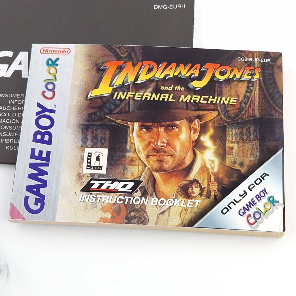 Game Boy Color Spiel – Indiana Jones and the Infernal Machine OVP