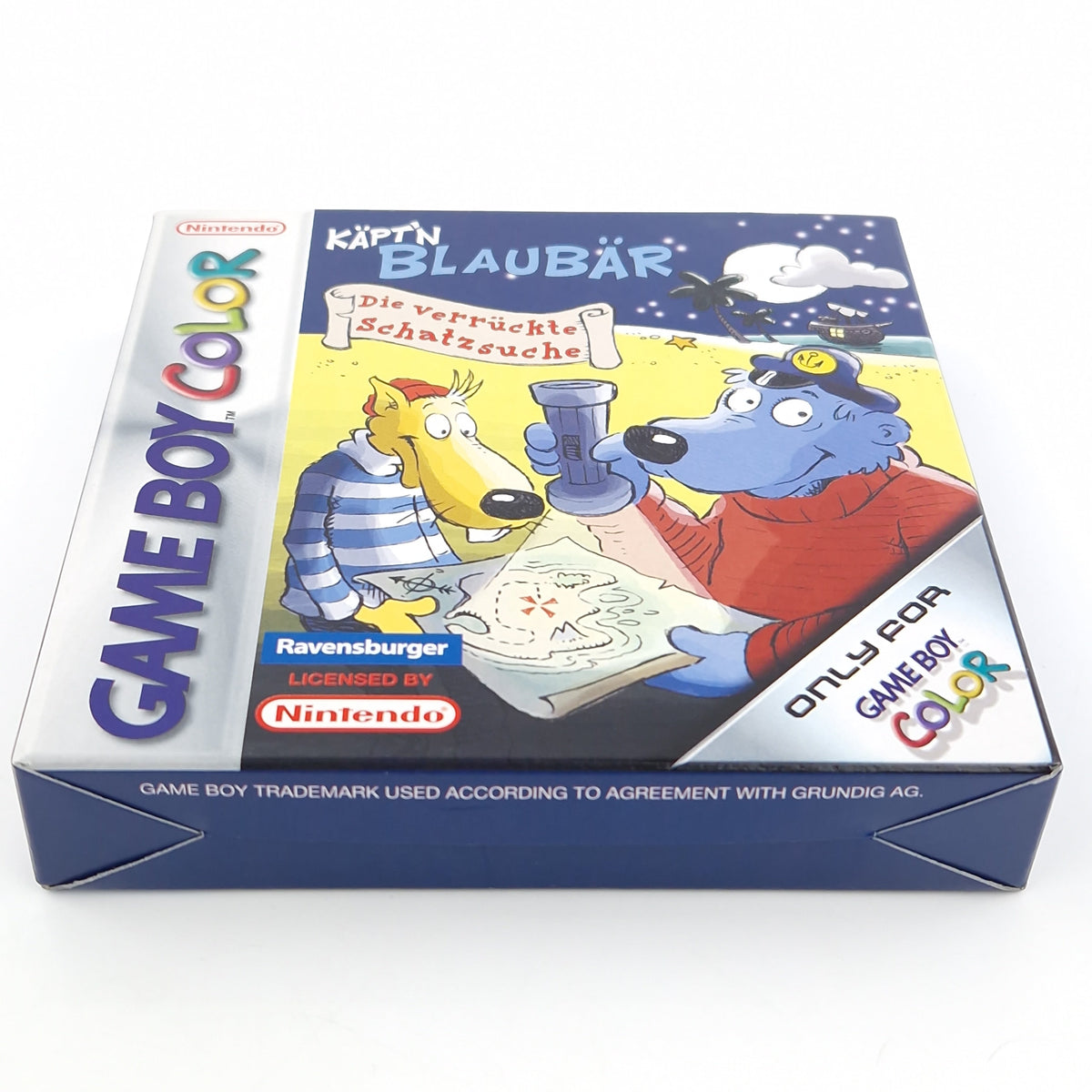 Nintendo Game Boy Color Spiel – Käptn Blaubär OVP GBC