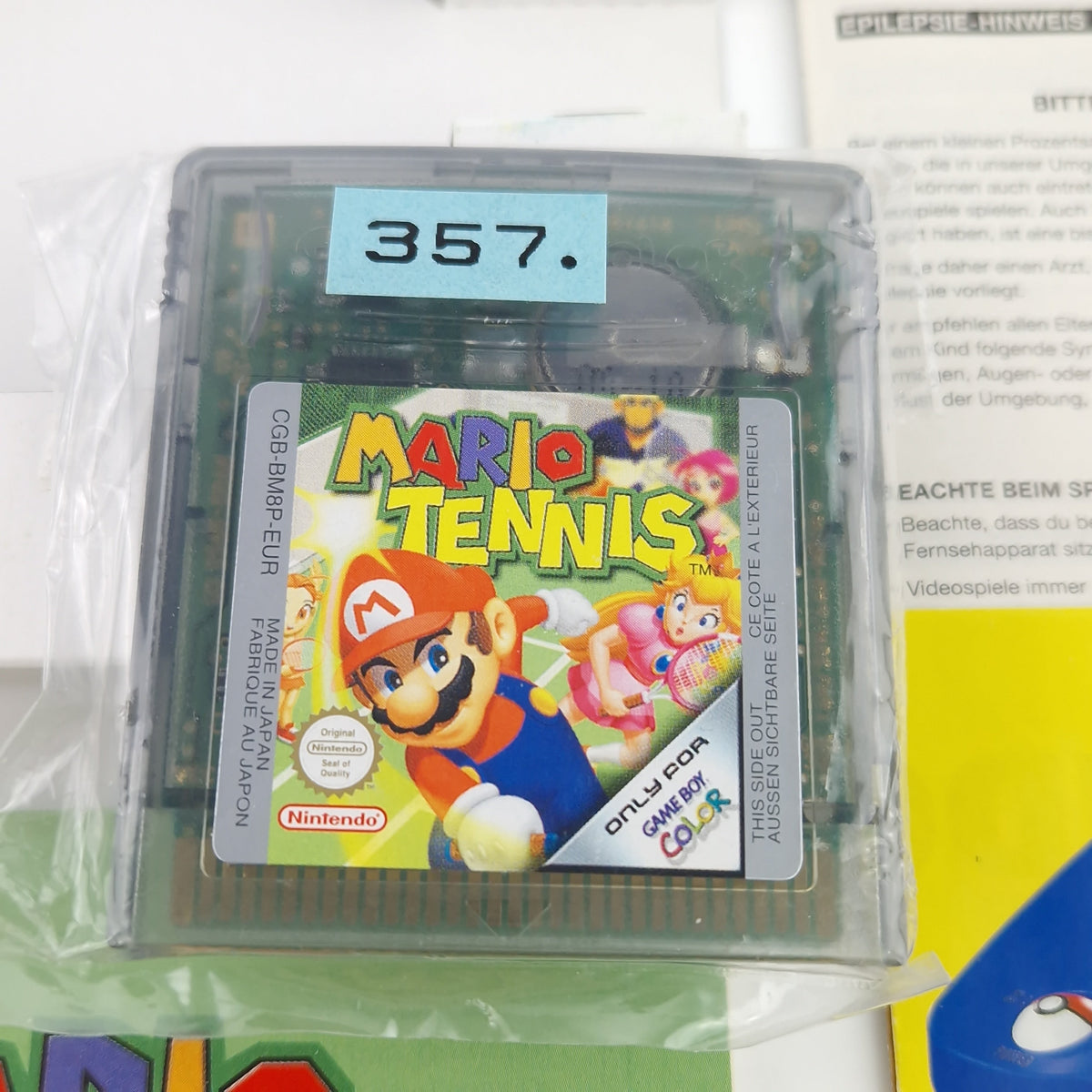 Game Boy Color Spiel – Mario Tennis Modul OVP PAL