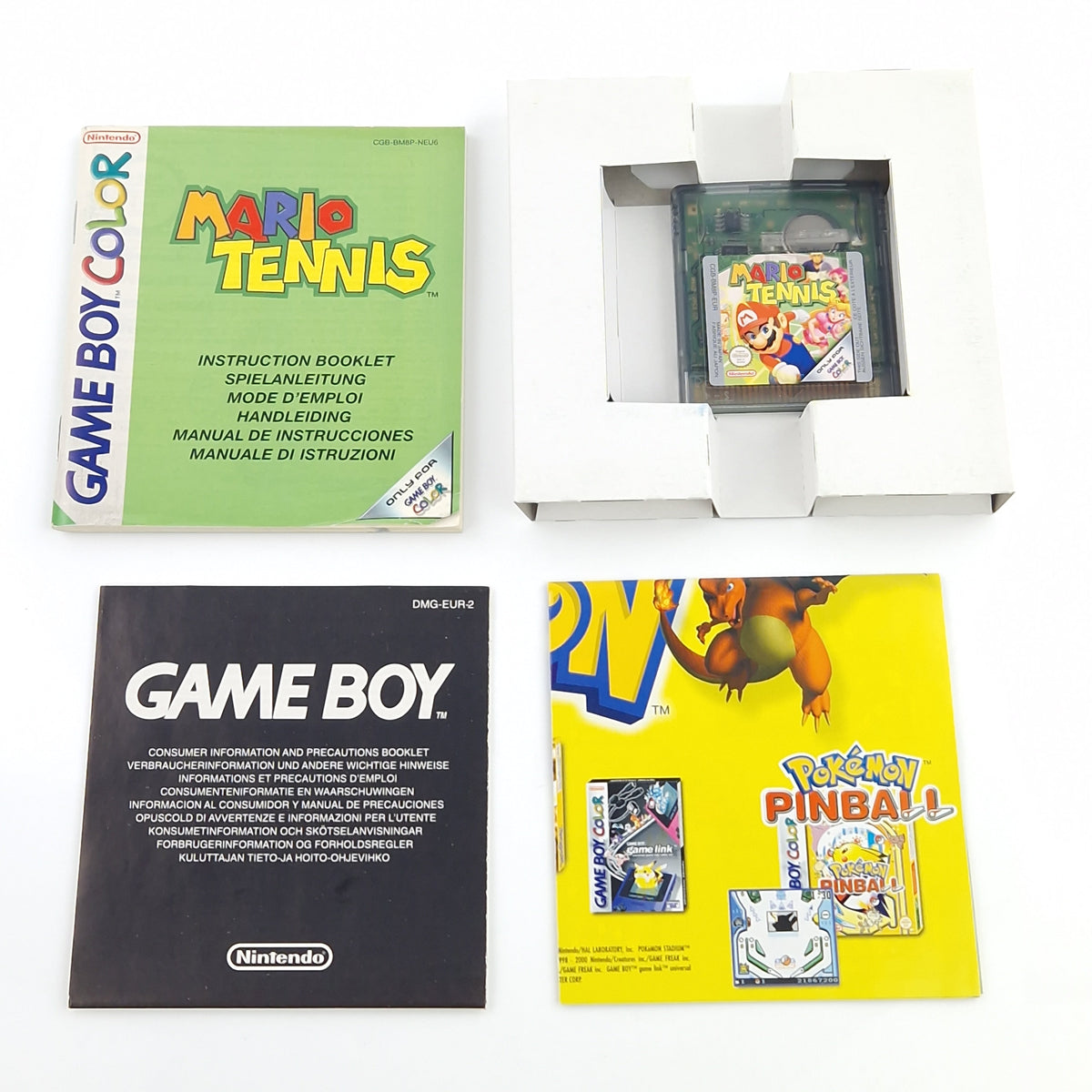 Game Boy Color Spiel – Mario Tennis Modul OVP PAL