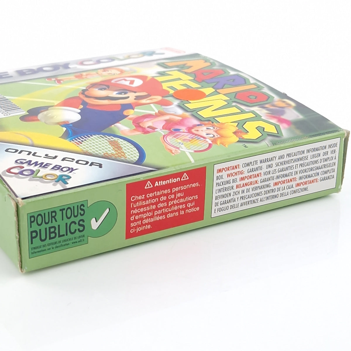 Game Boy Color Spiel – Mario Tennis Modul OVP PAL