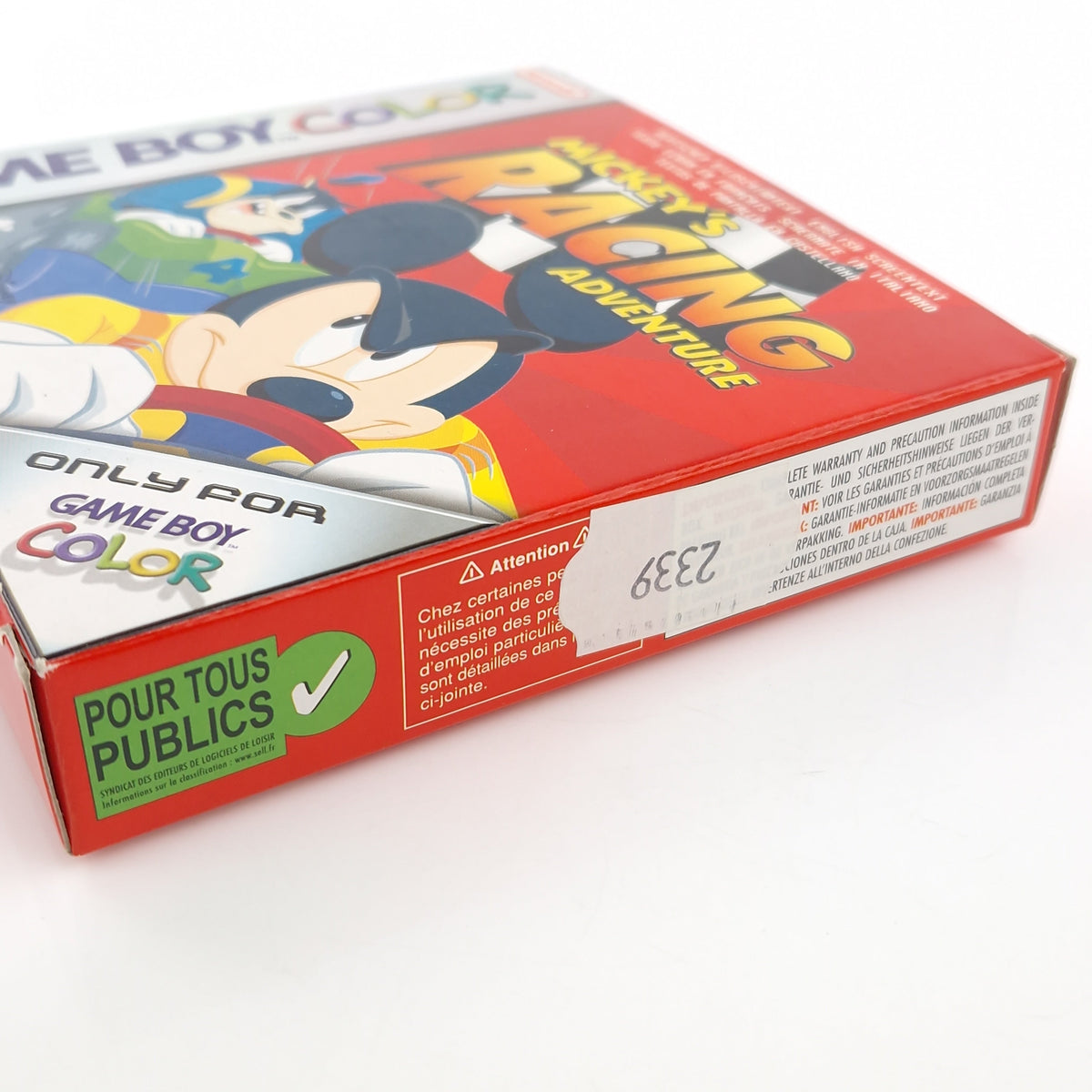 Game Boy Color Spiel – Mickeys Racing Adventure OVP