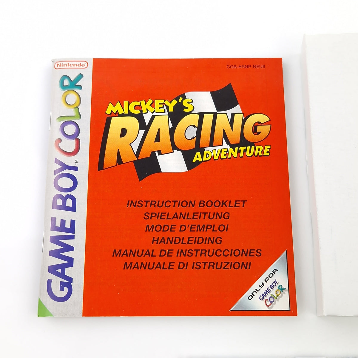 Game Boy Color Spiel – Mickeys Racing Adventure OVP