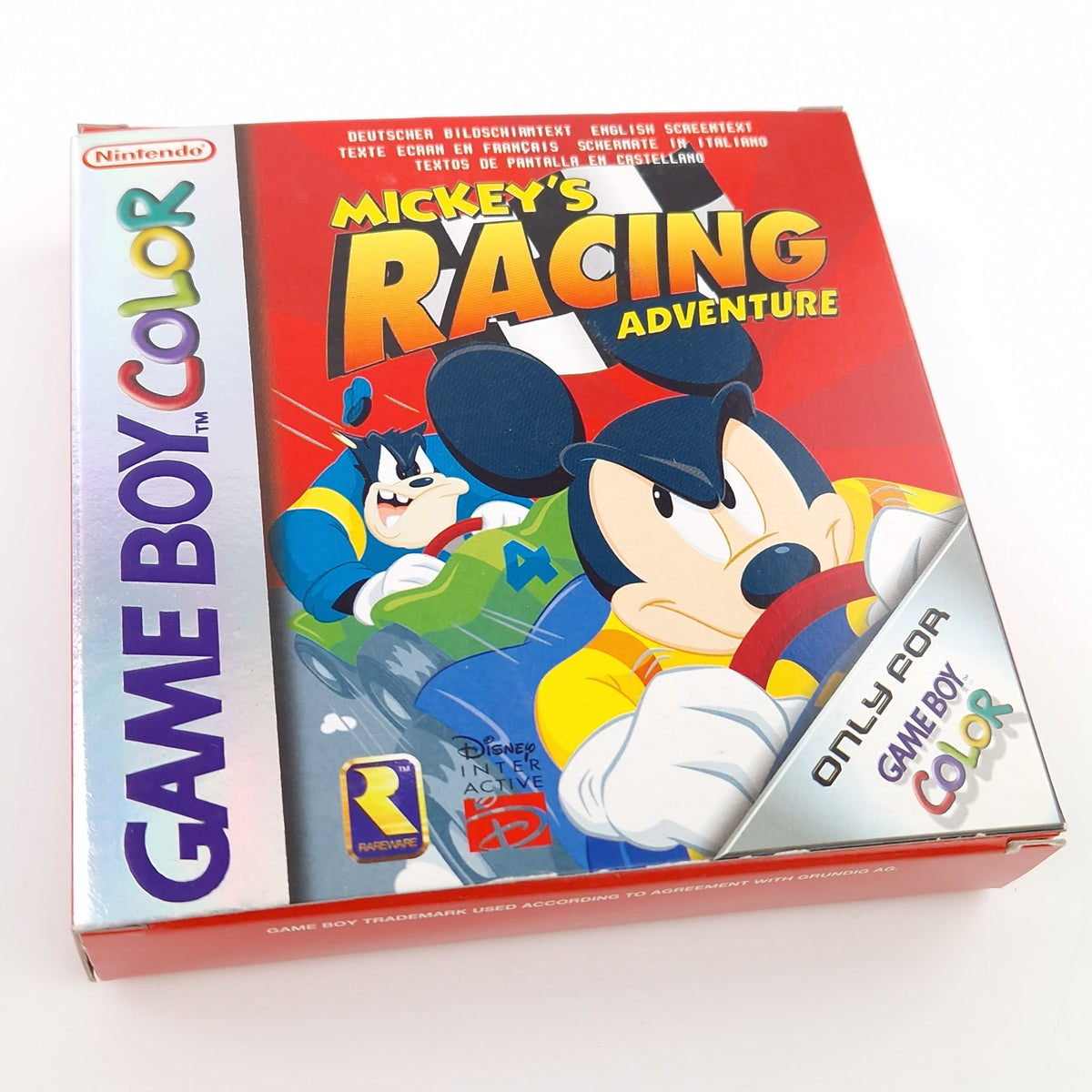 Game Boy Color Spiel – Mickeys Racing Adventure OVP