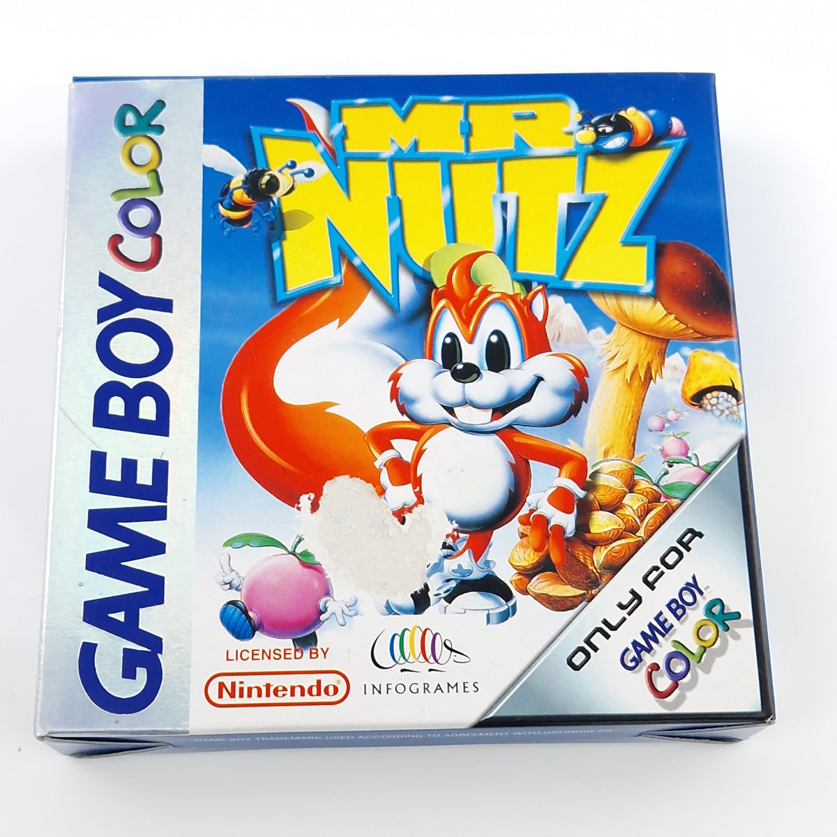 Nintendo Game Boy Color Spiel – Mr. Nutz Modul OVP PAL