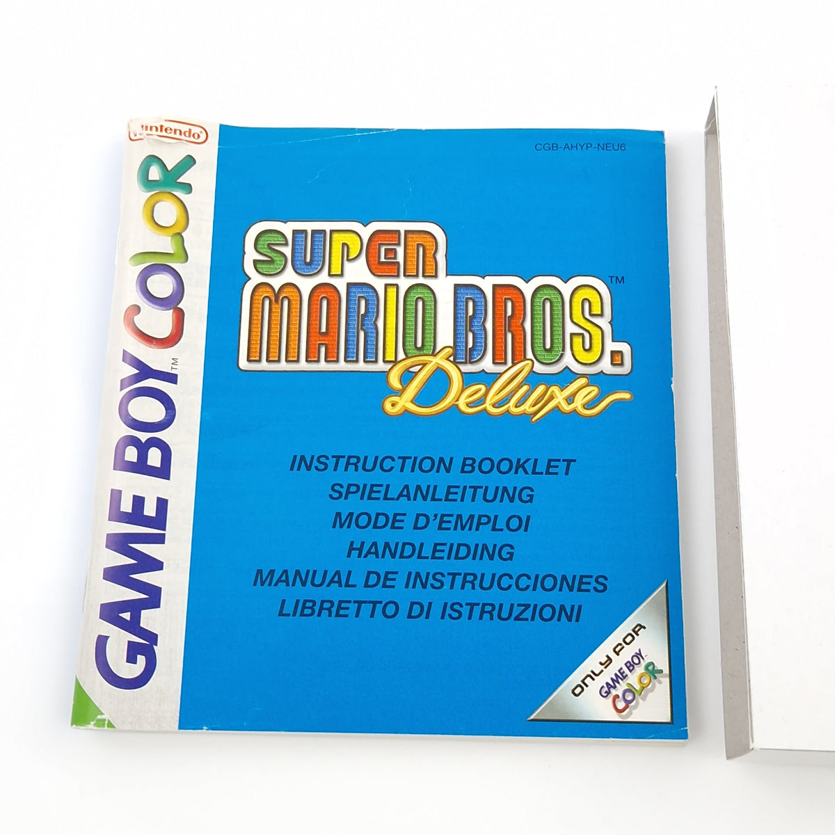 Game Boy Color Spiel – Super Mario Bros Deluxe OVP PAL