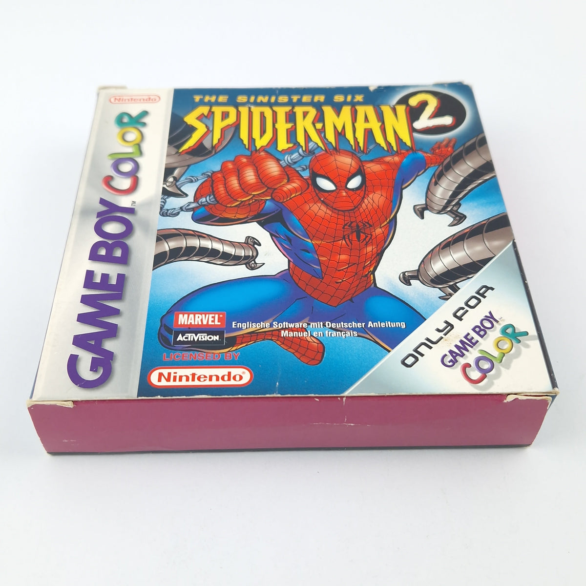 Game Boy Color Spiel – The Sinister Six Spider-Man 2 OVP