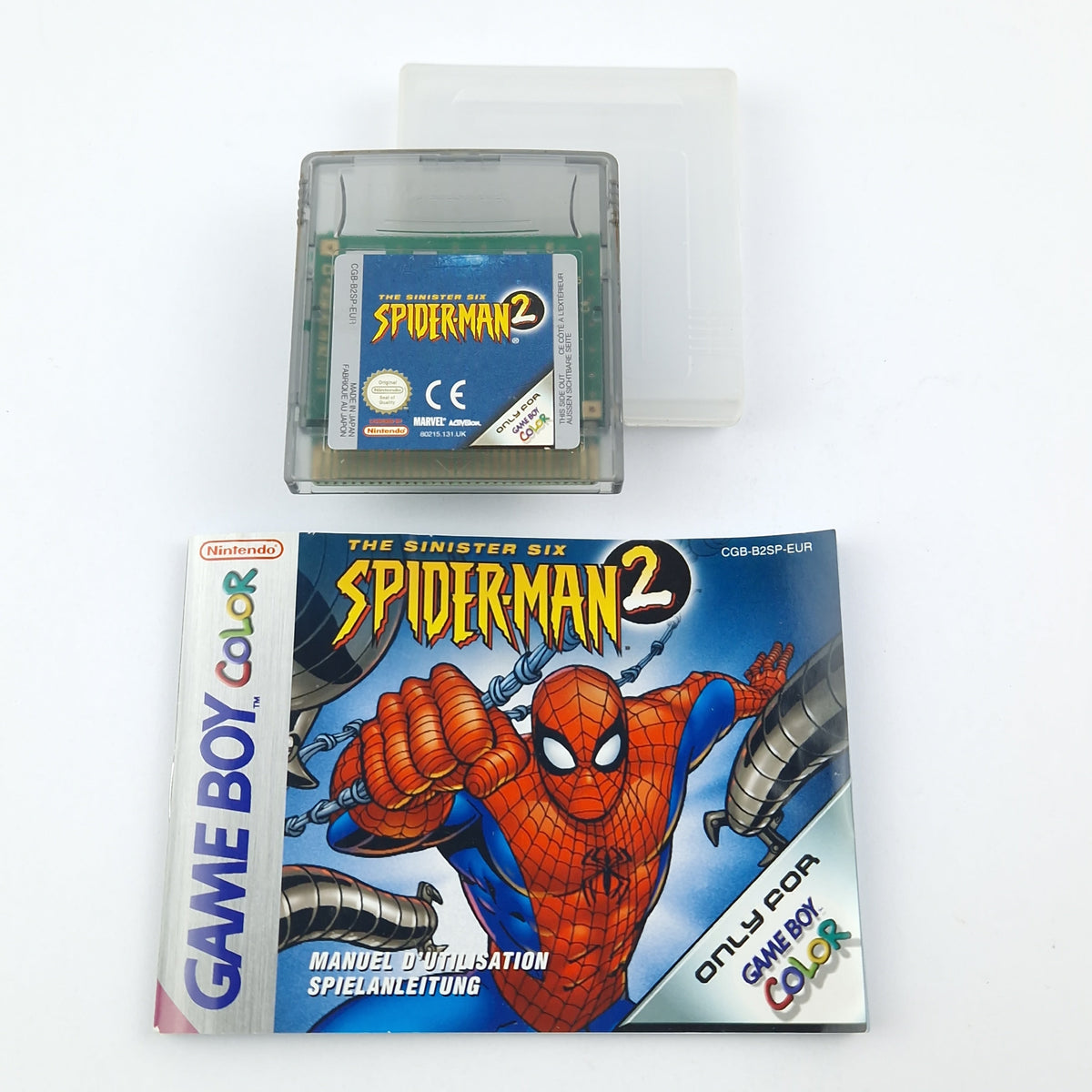 Game Boy Color Spiel – The Sinister Six Spider-Man 2 OVP