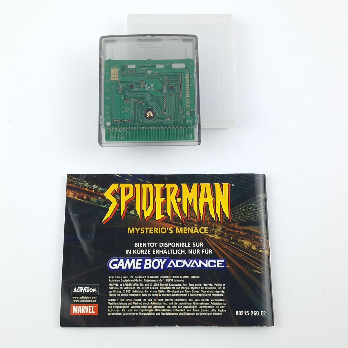 Game Boy Color Spiel – The Sinister Six Spider-Man 2 OVP