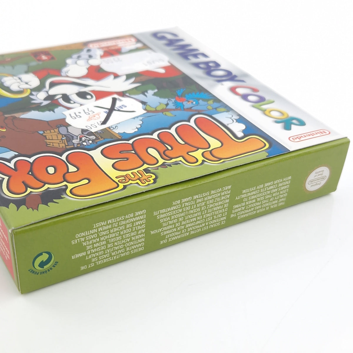 Game Boy Color Spiel – The Titus Fox Modul OVP PAL