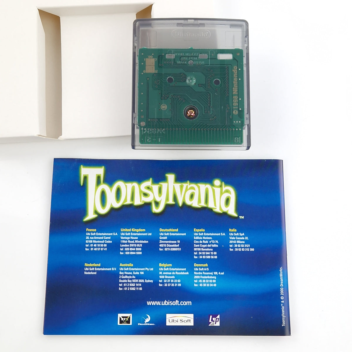 Nintendo Game Boy Color Spiel – Toonsylvania OVP PAL