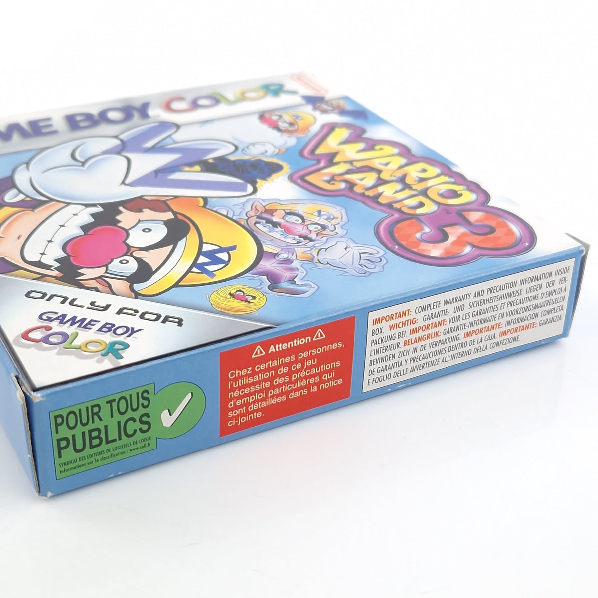 Game Boy Color Spiel – Wario Land 3 Modul OVP PAL