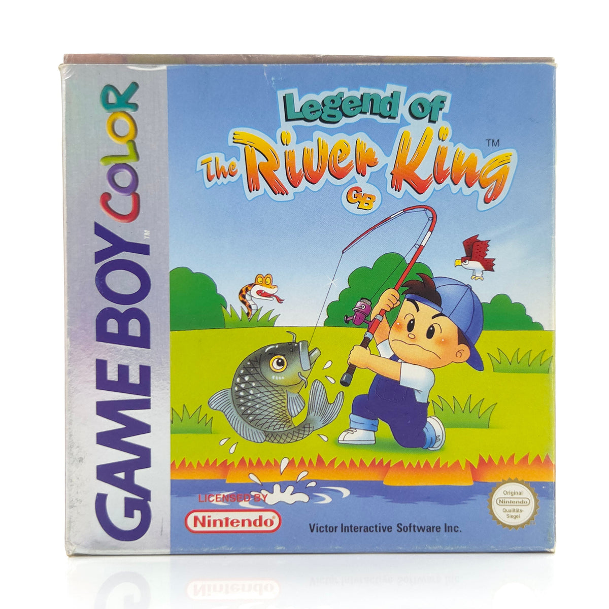 Game Boy Color Spiel Legend of River King GBC OVP PAL NOE