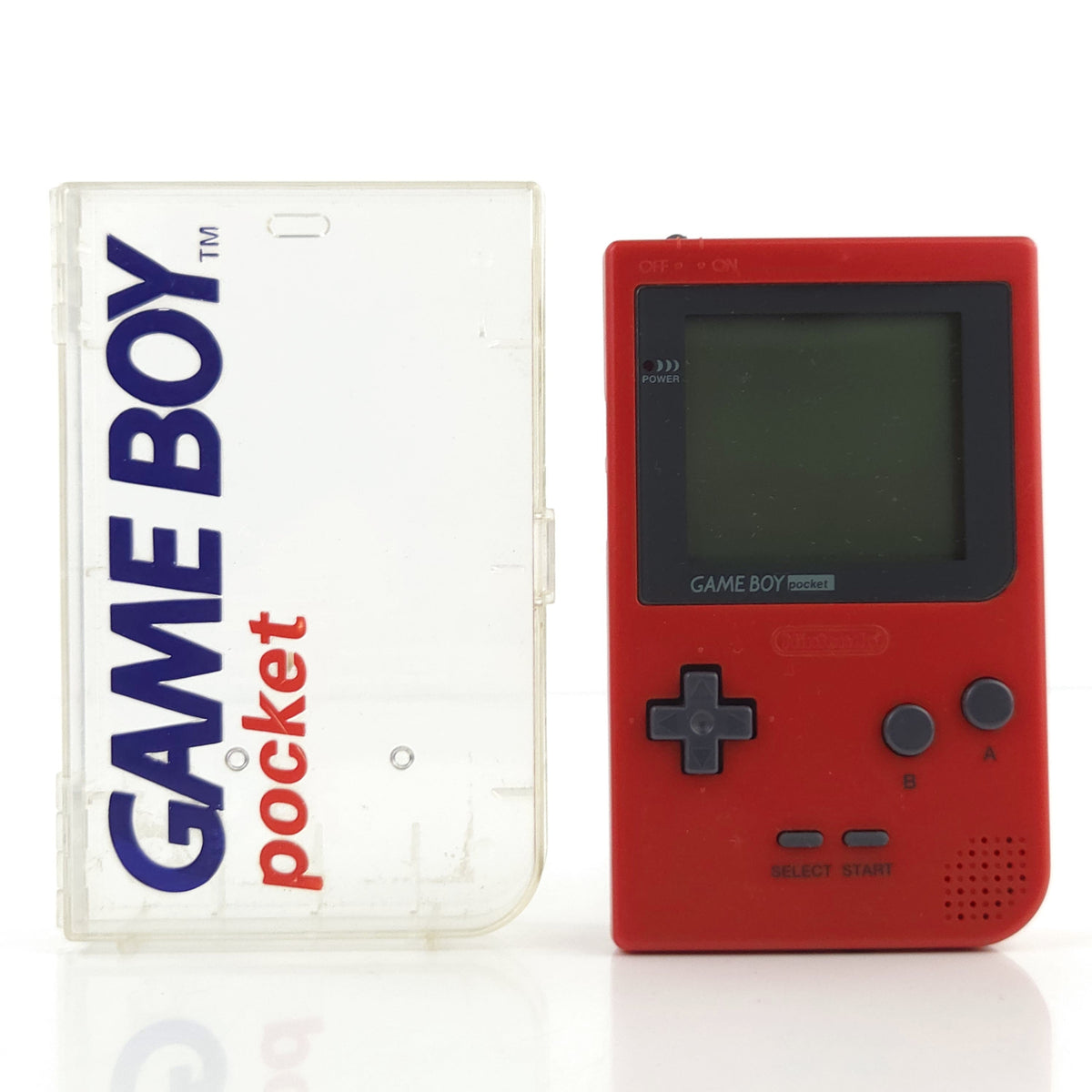 Nintendo Game Boy Pocket Konsole Rot MGB-001 Case Case