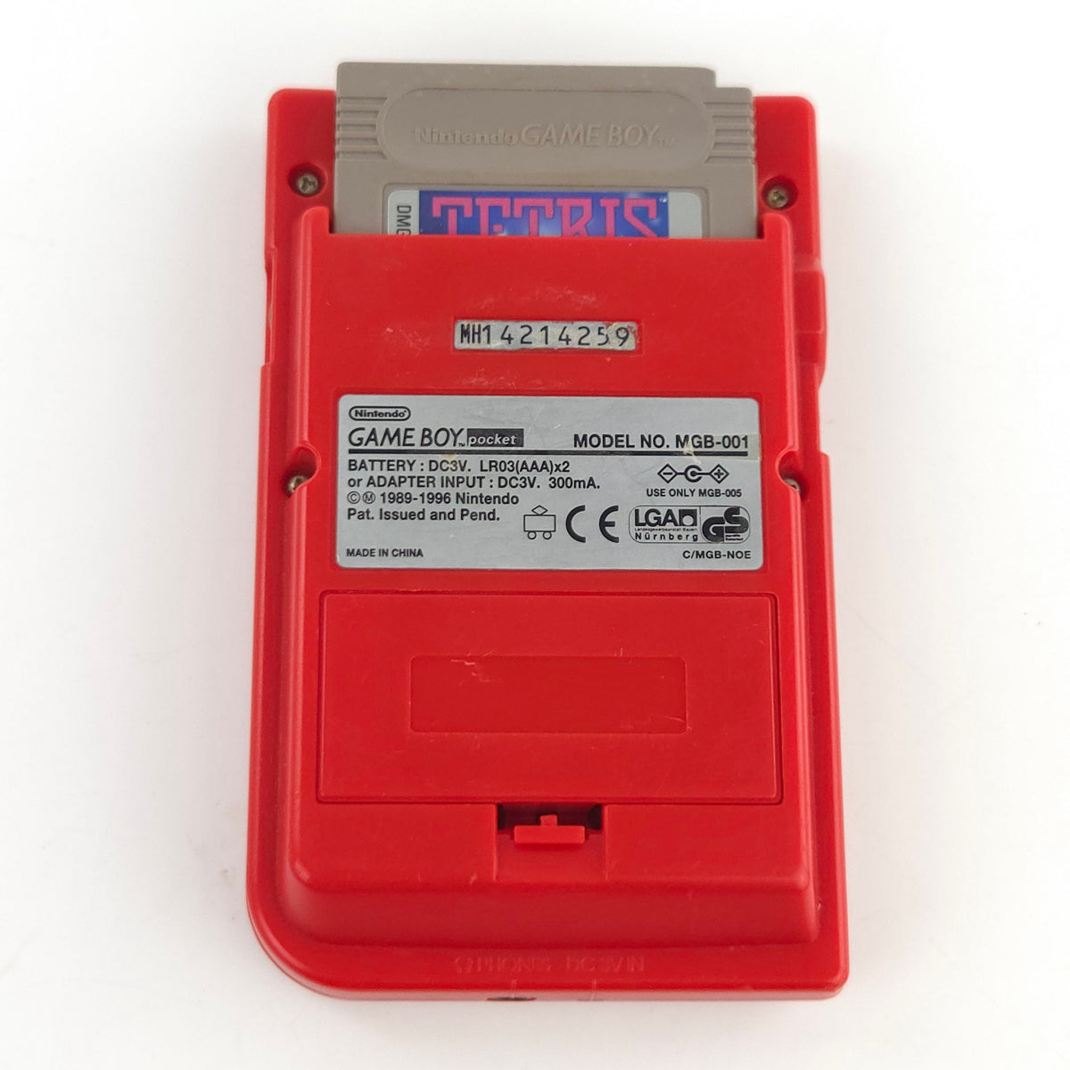 Nintendo Game Boy Pocket Konsole Rot MGB-001 Case Case