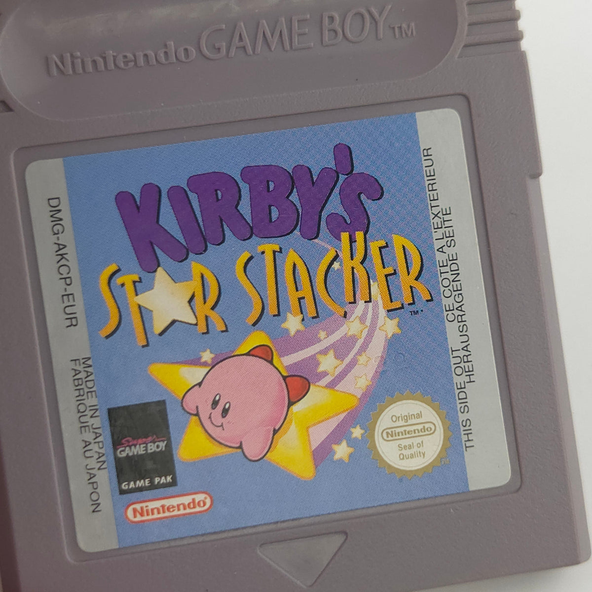 Nintendo Gameboy Spiel Kirby Star Stacker GB Modul PAL