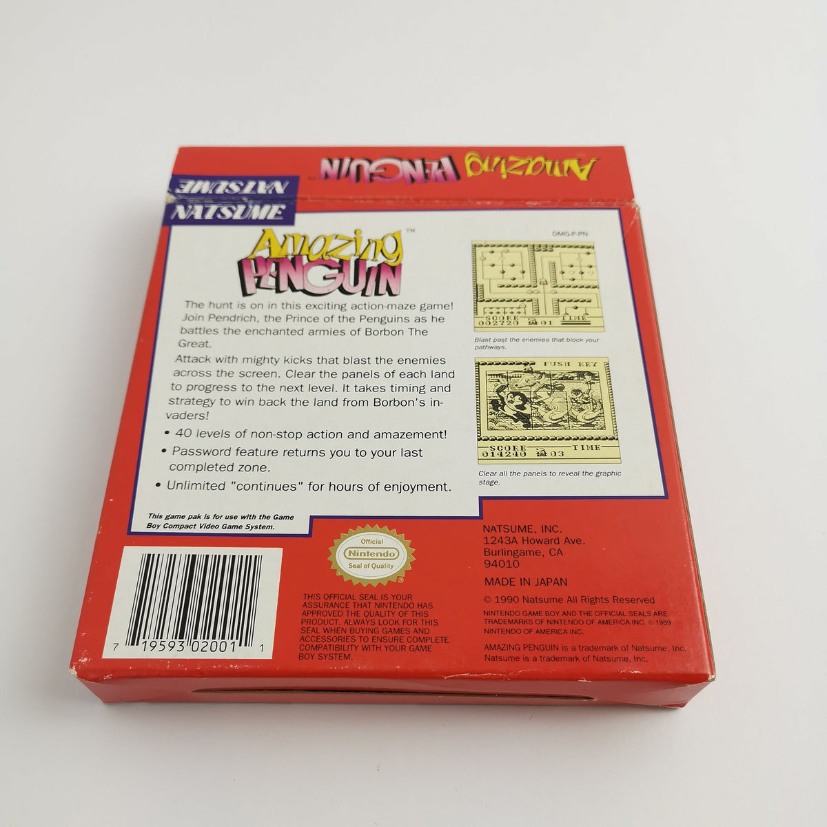 Nintendo Gameboy Classic Spiel – Amazing Penguin (OVP)