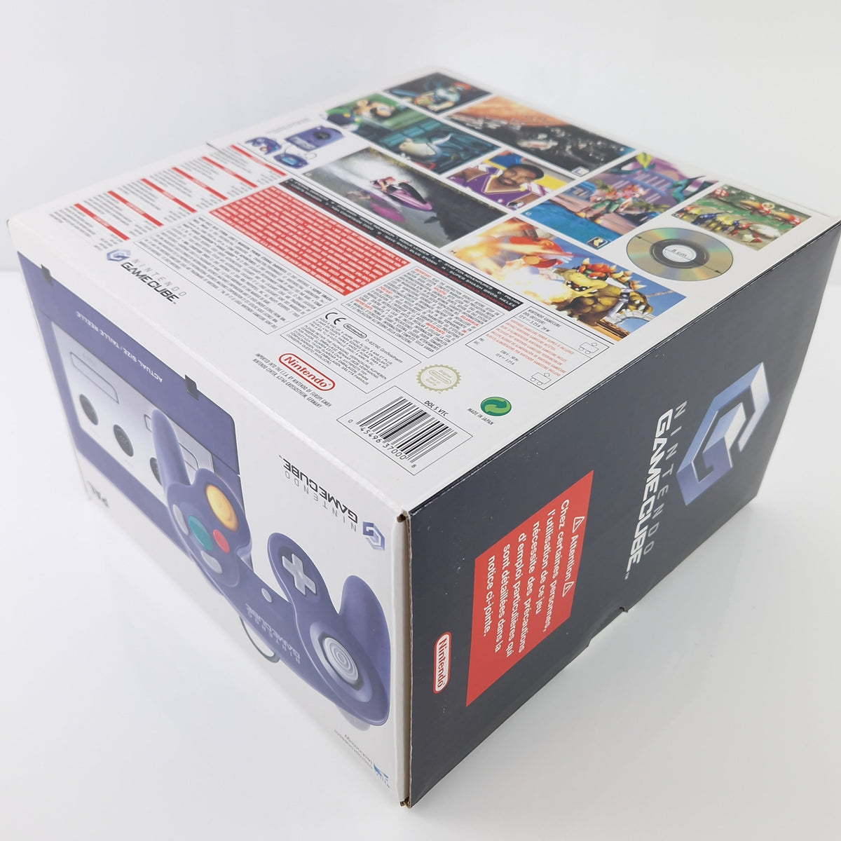 Nintendo Gamecube Konsole Donkey Konga Bongo Pak OVP Lila