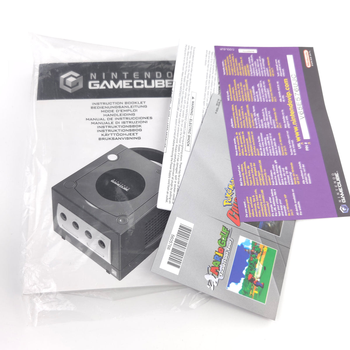 Nintendo Gamecube Konsole Mario Smash Football Pak OVP