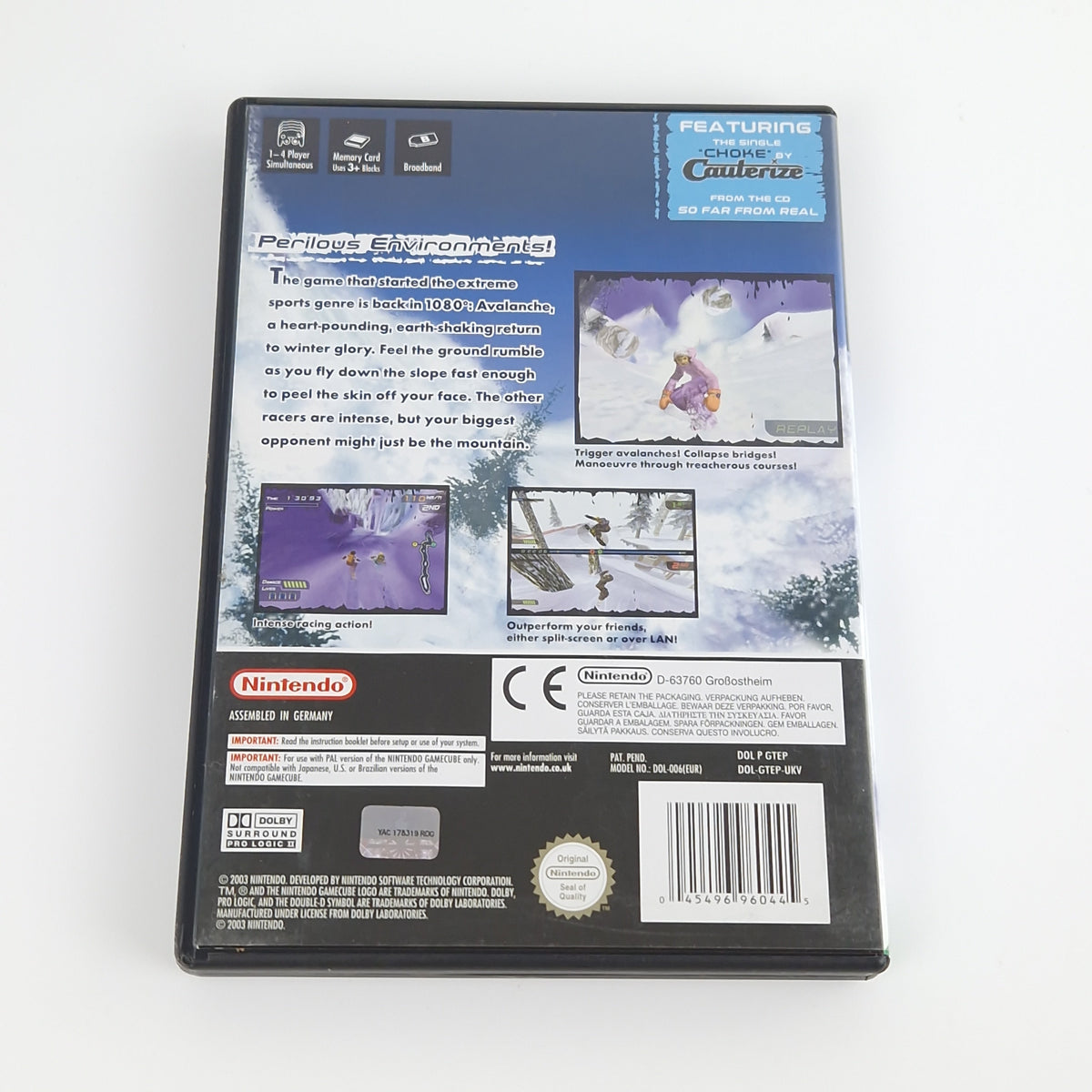 Nintendo Gamecube Spiel – 1080° Avalanche Snowboarding PAL