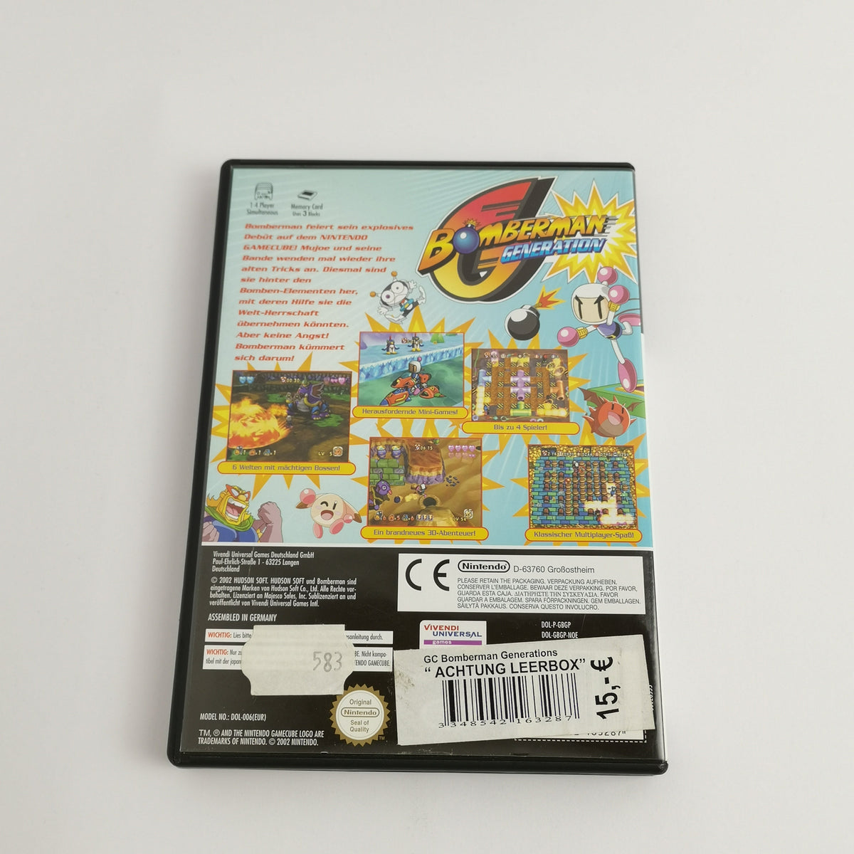 Nintendo Gamecube Spiel – Bomberman Generation (PAL OVP)