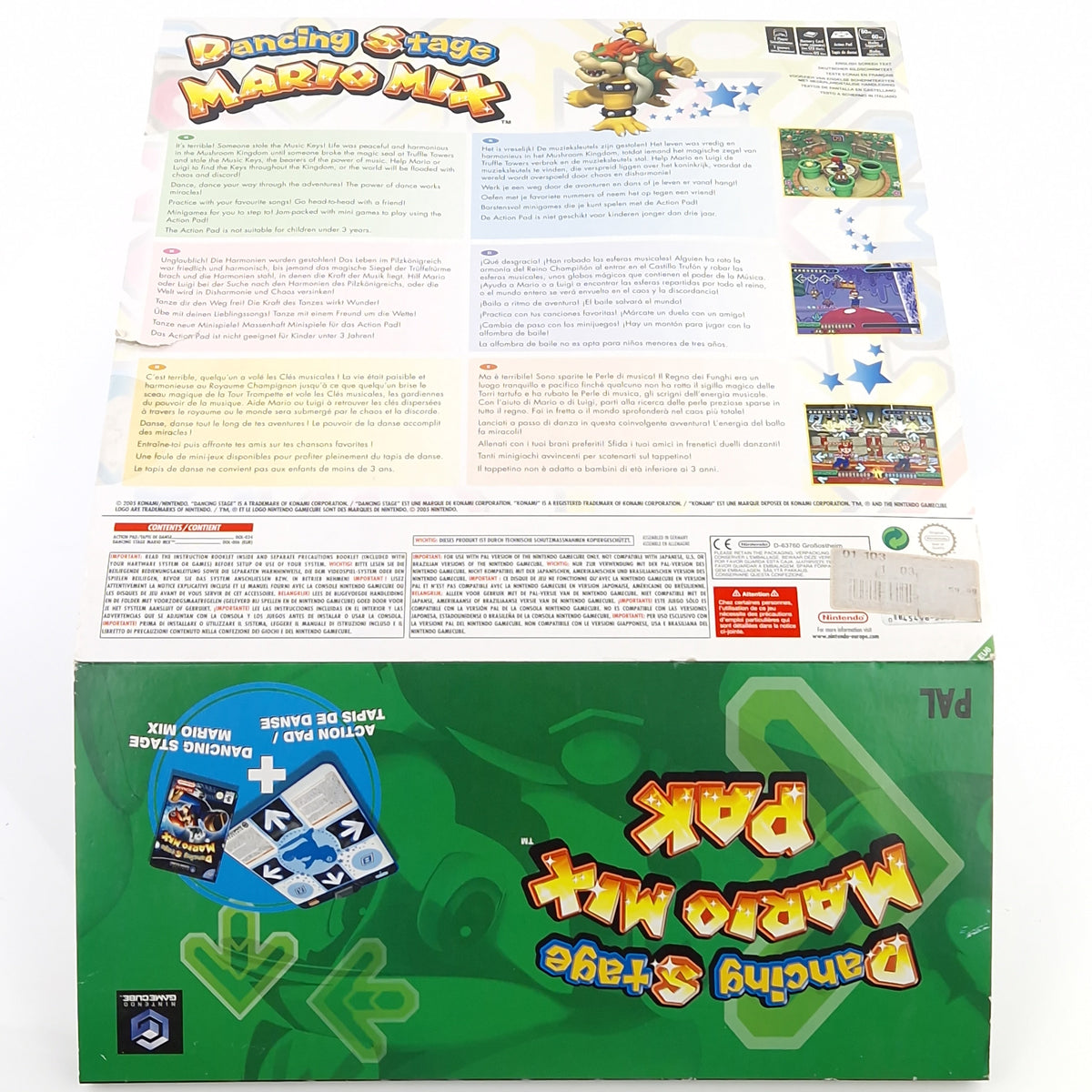 Nintendo Gamecube Spiel – Dancing Stage Mario Mix Pak PAL