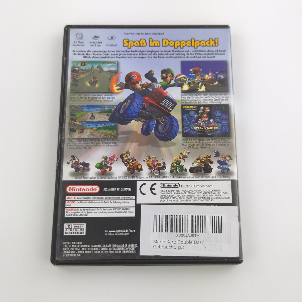 Nintendo Gamecube Spiel – Mario Kart Double Dash plus Zelda