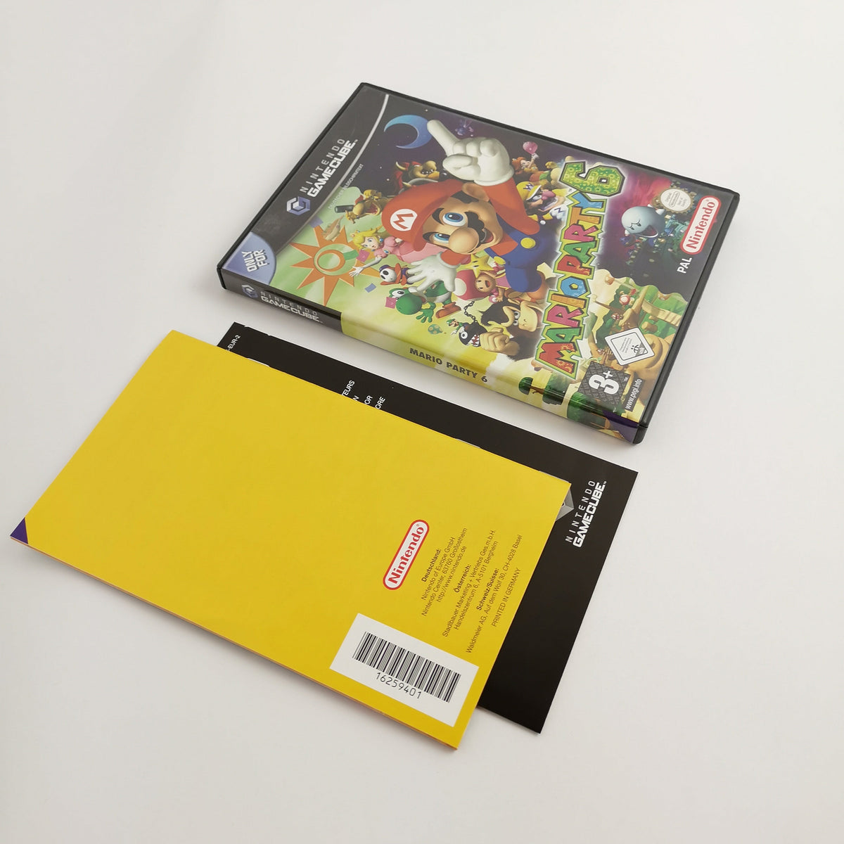 Nintendo Gamecube Spiel – Mario Party 6 OVP PAL