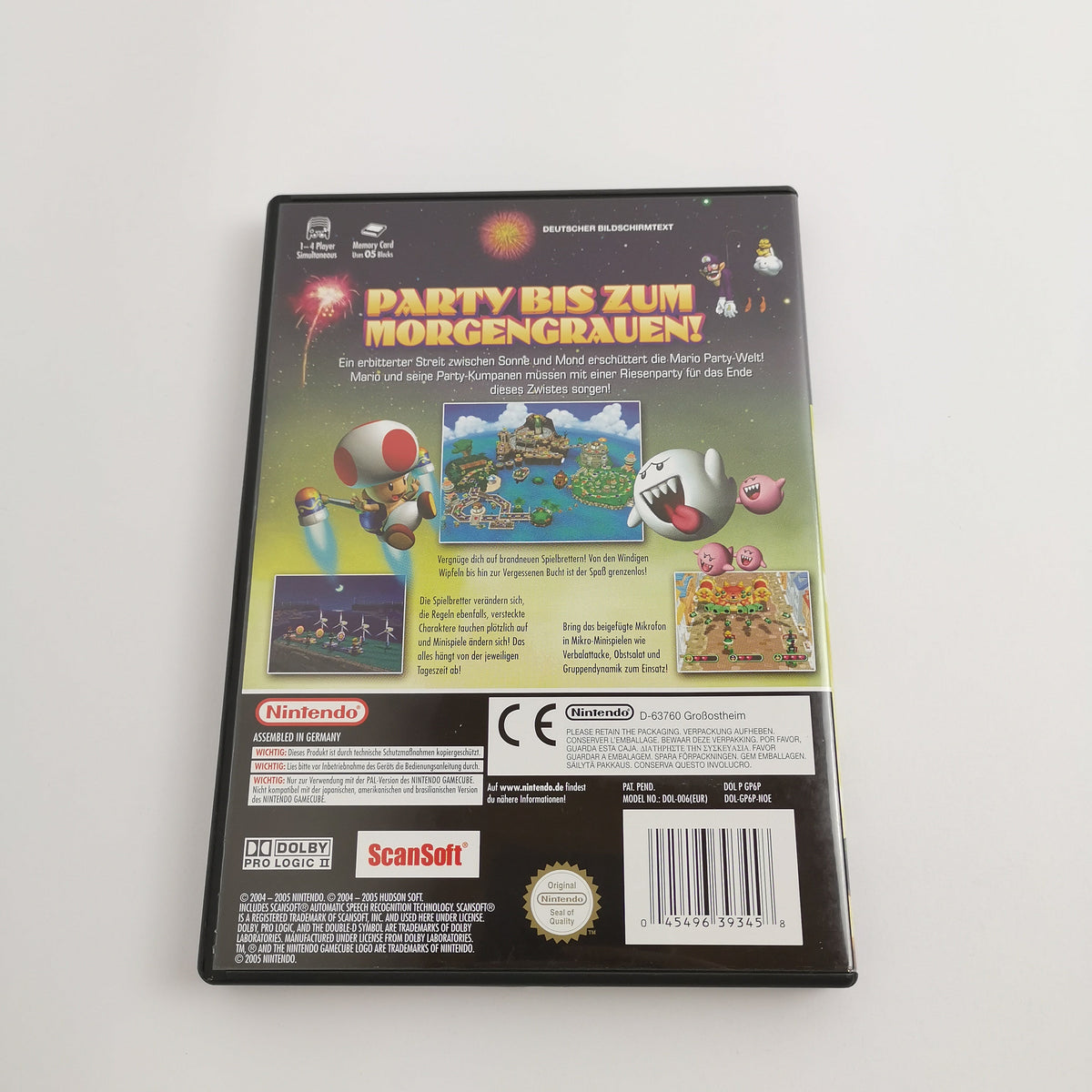 Nintendo Gamecube Spiel – Mario Party 6 OVP PAL