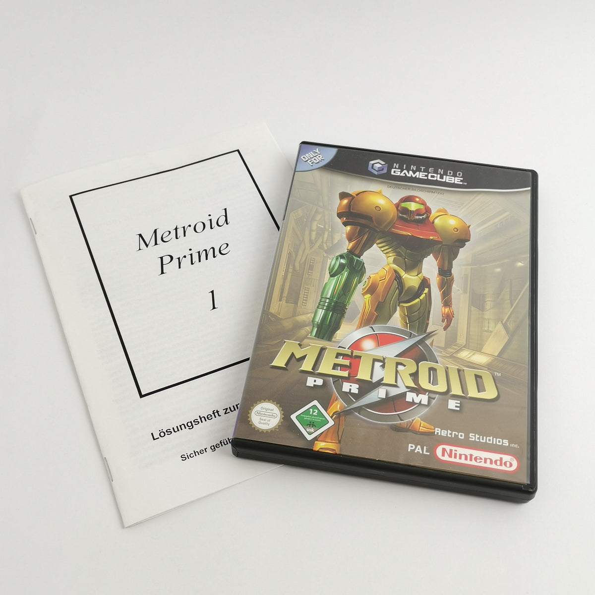 Nintendo Gamecube Spiel – Metroid Prime OVP PAL Lösungsheft