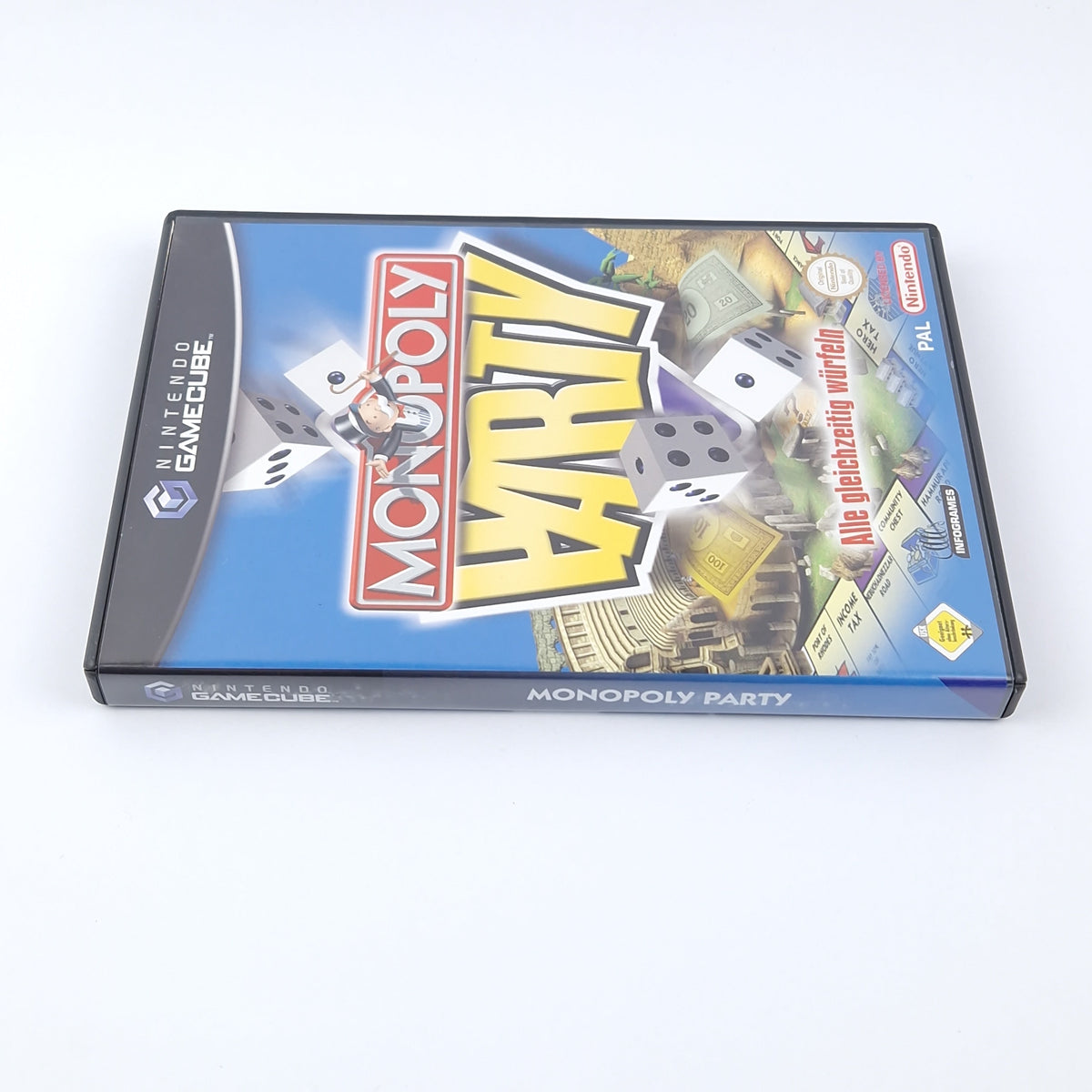Nintendo Gamecube Spiel: Monopoly Party - OVP Anleitung CD Disk | PAL Game
