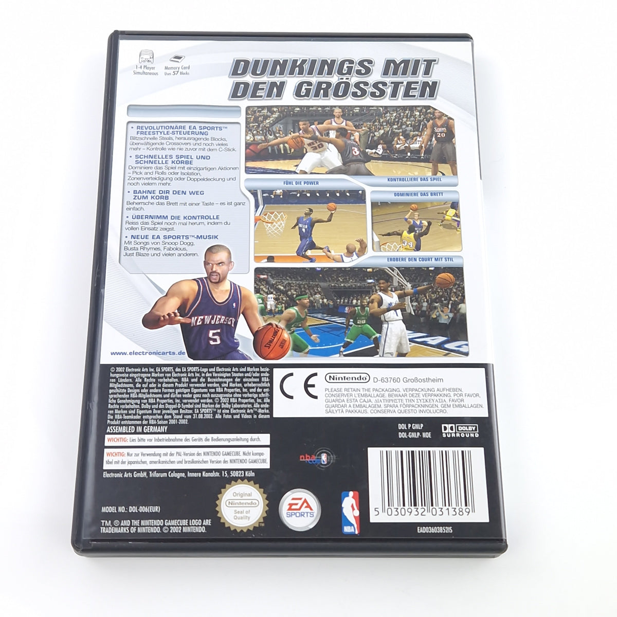 Nintendo Gamecube Spiel – NBA Live 2003 Basketball PAL OVP