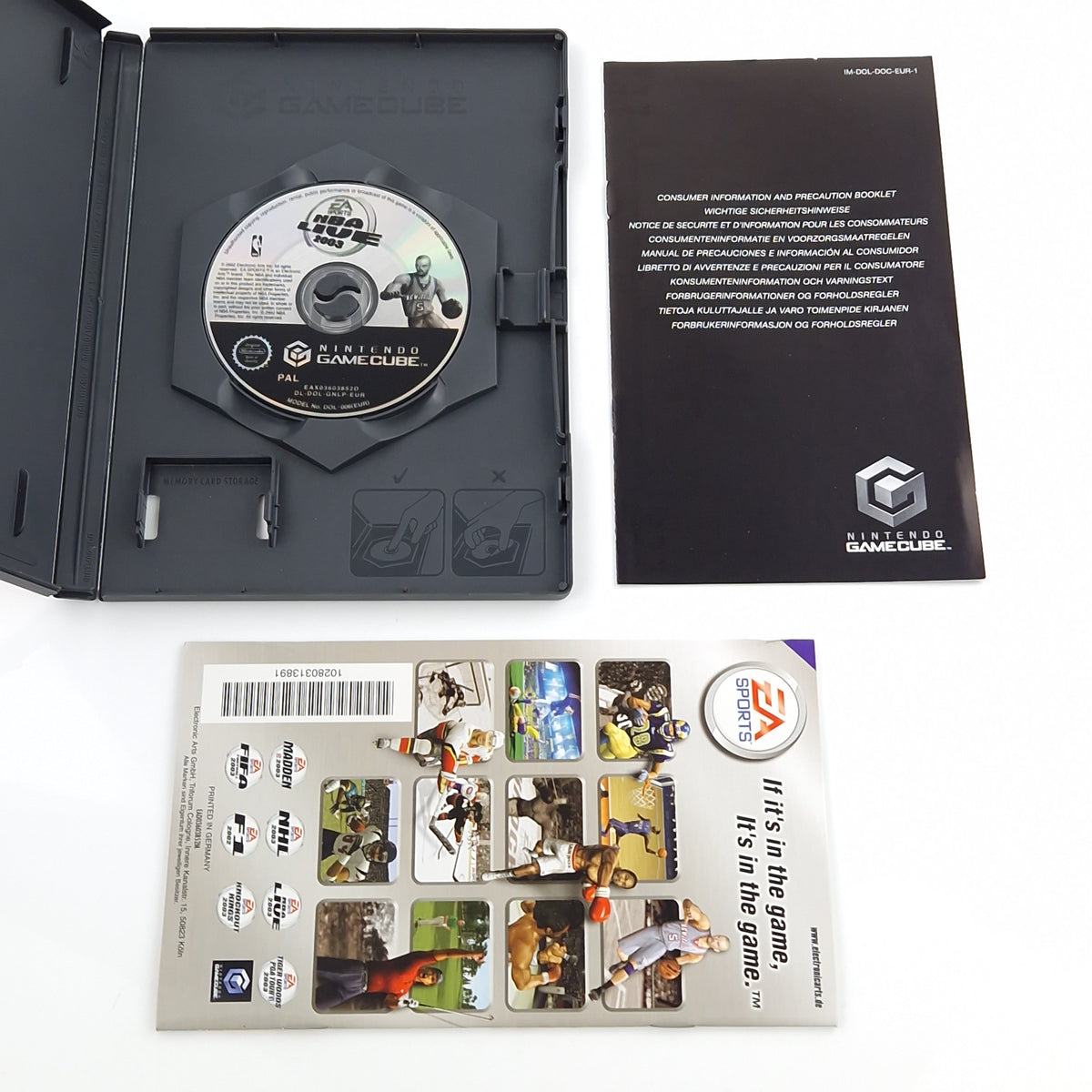Nintendo Gamecube Spiel – NBA Live 2003 Basketball PAL OVP