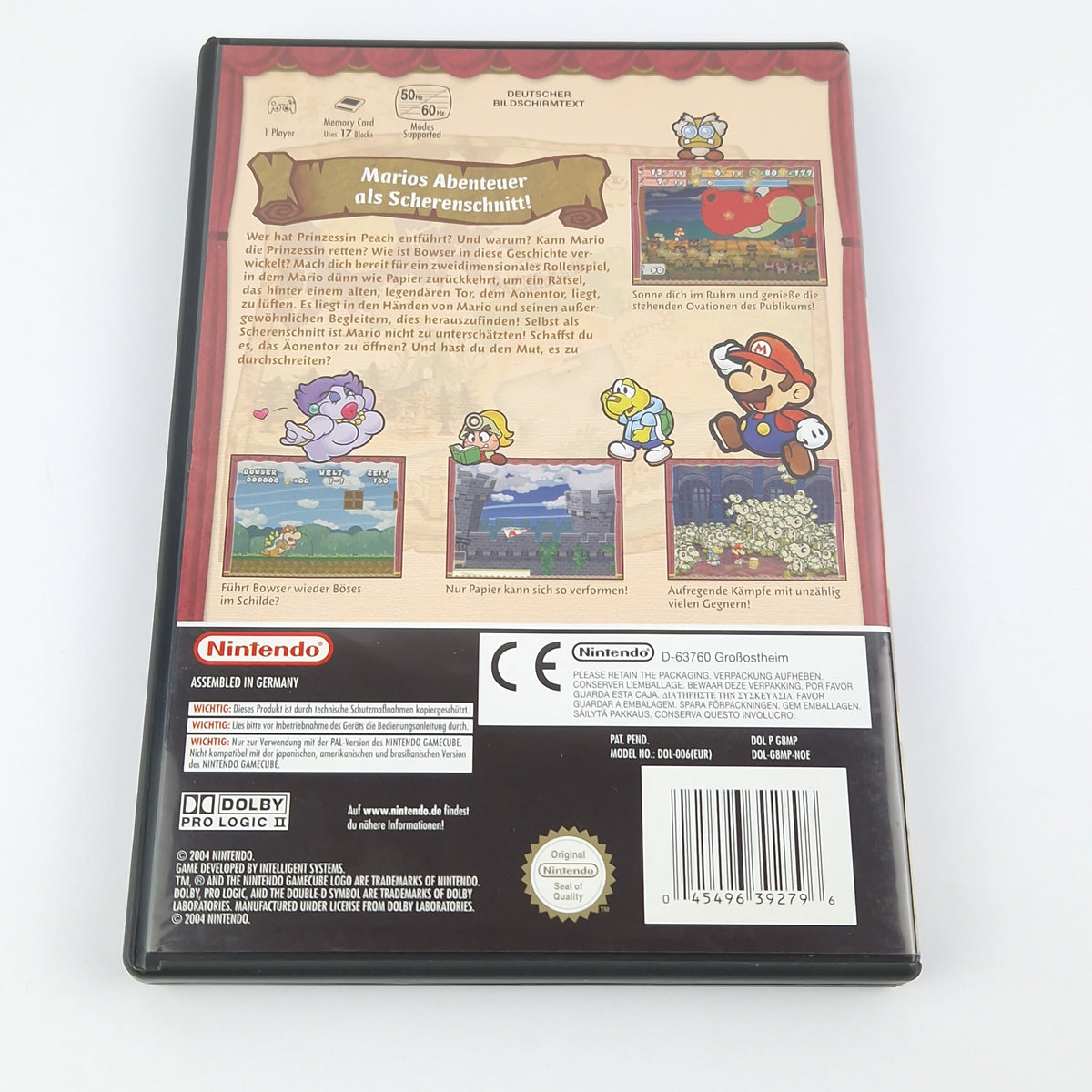Nintendo Gamecube Spiel – Paper Mario Die Legende (OVP PAL)