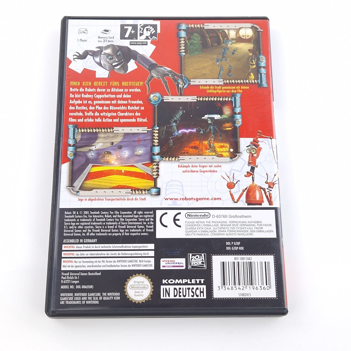 Nintendo Gamecube Spiel – Robots (OVP PAL)