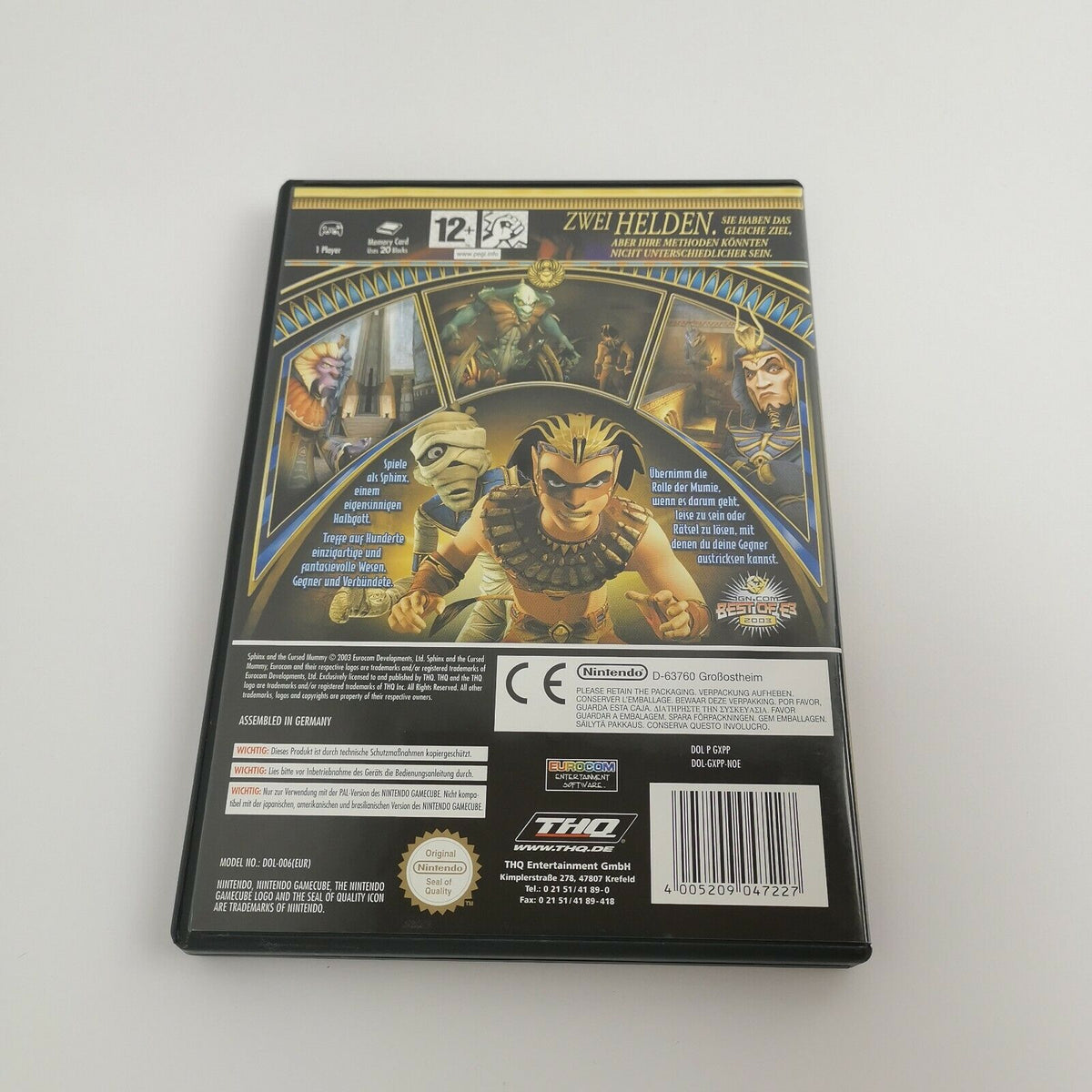 Nintendo Gamecube Spiel – Sphinx und die verfluchte Mumie PAL