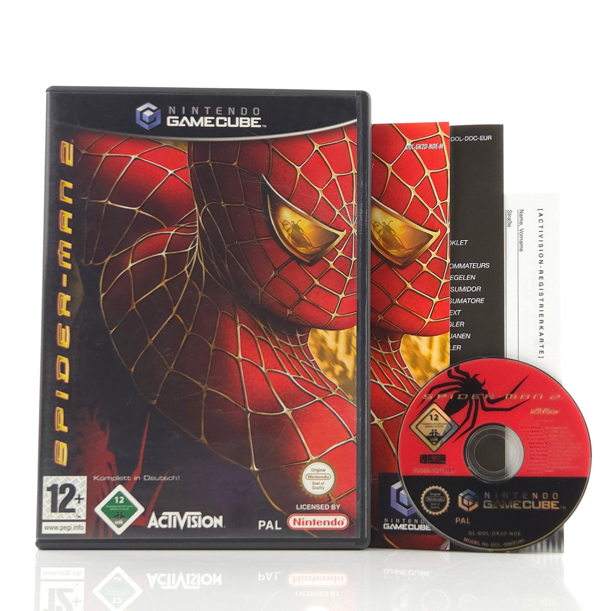 Nintendo Gamecube Spiel Spider Man 2 OVP CD DE