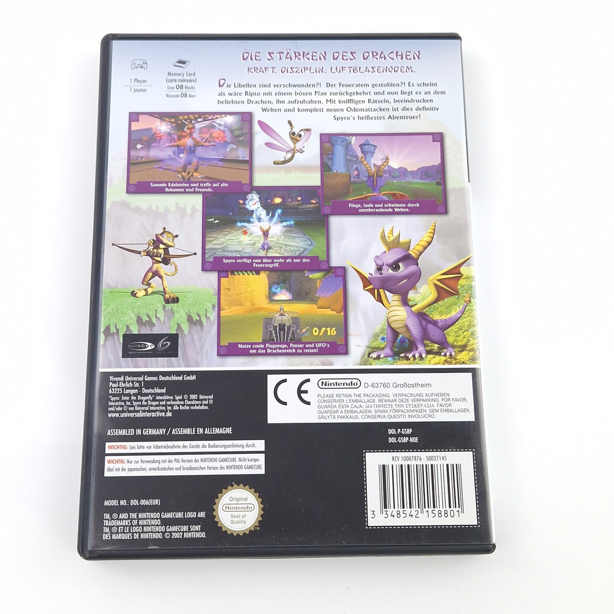 Nintendo Gamecube Spiel – Spyro Enter the Dragonfly PAL OVP