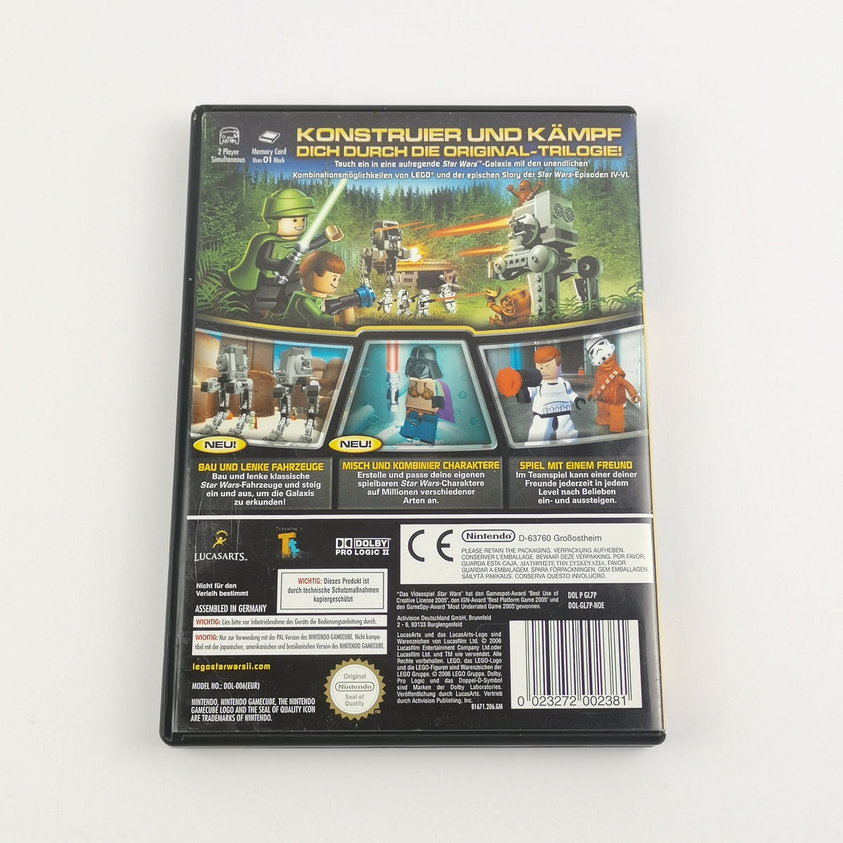 Nintendo Gamecube Spiel – Star Wars II Die Klassische Trilogie OVP