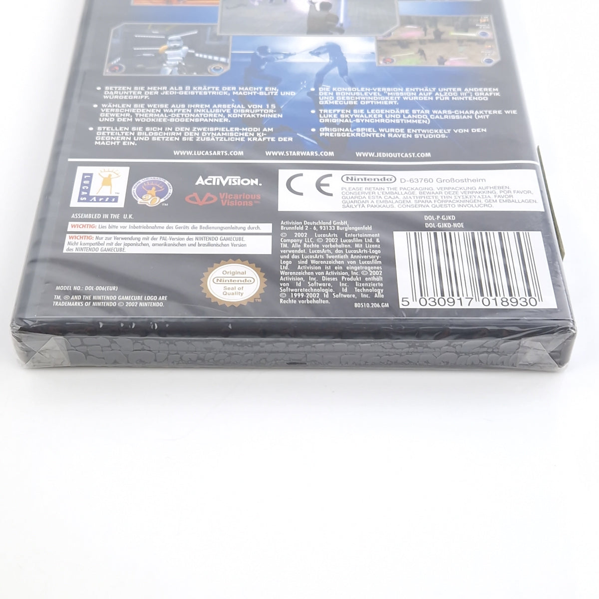 Nintendo Gamecube Spiel – Star Wars Jedi Outcast Neu PAL