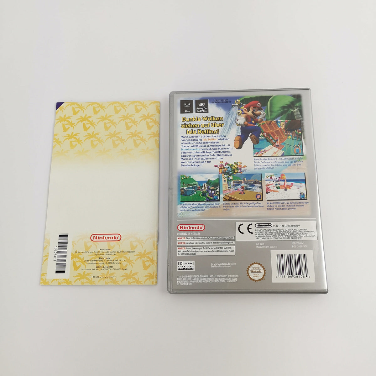 Nintendo Gamecube Spiel – Super Mario Sunshine Players Choice