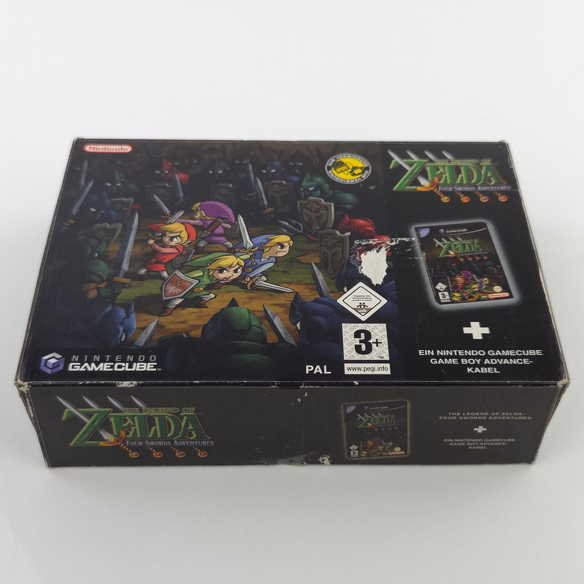 Nintendo Gamecube Spiel – Zelda Four Swords Adventures OVP PAL