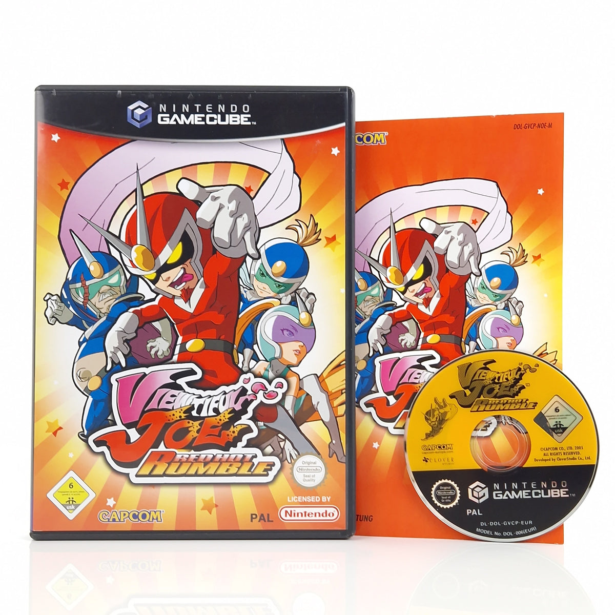 Nintendo Gamecube Spiel – Viewtiful Joe Red Hot Rumble PAL OVP