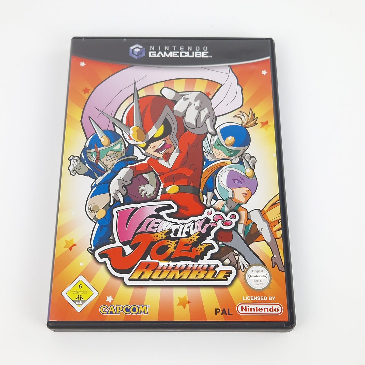 Nintendo Gamecube Spiel – Viewtiful Joe Red Hot Rumble PAL OVP
