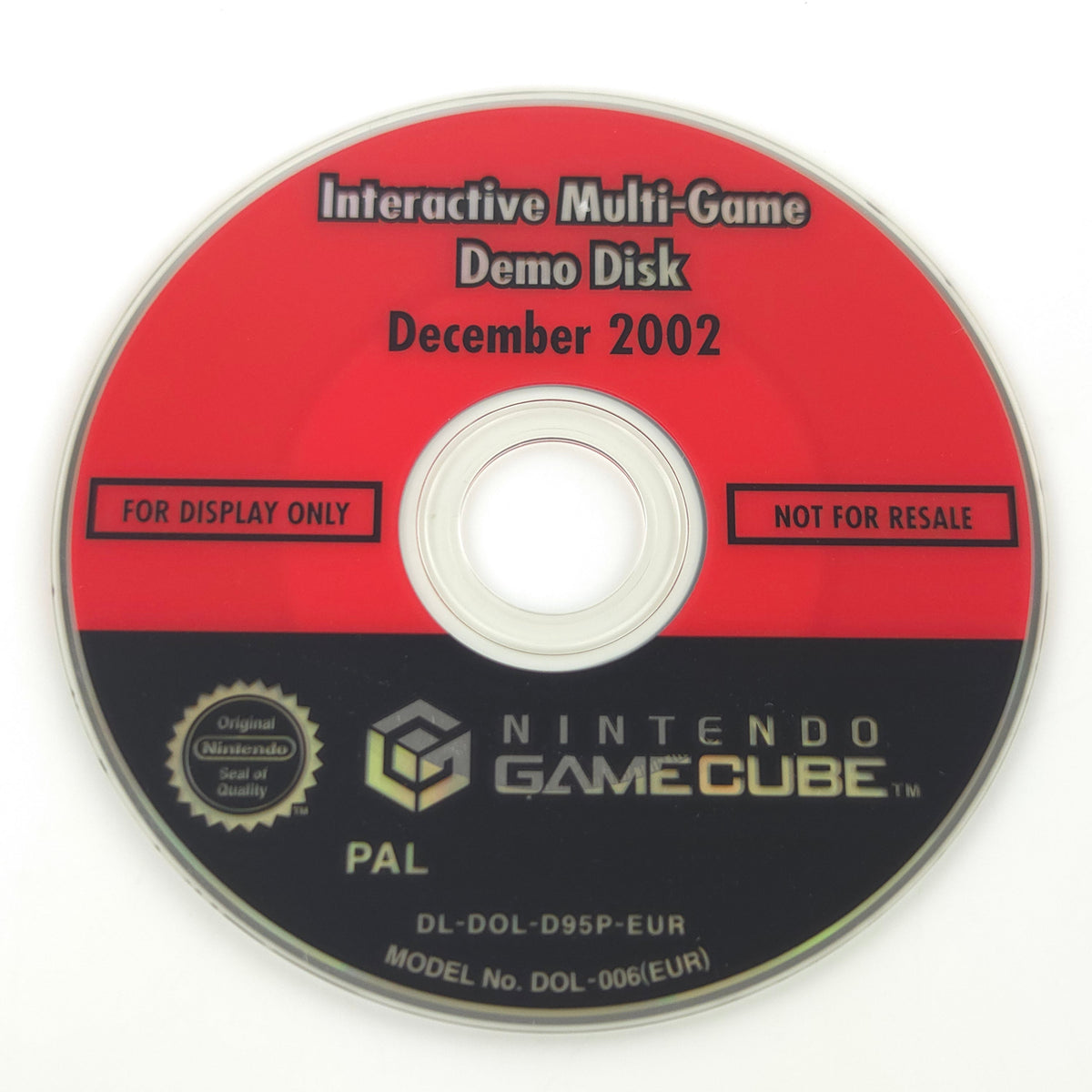 Nintendo GameCube Zubehör – Demo Disk Dezember 2002 Promo