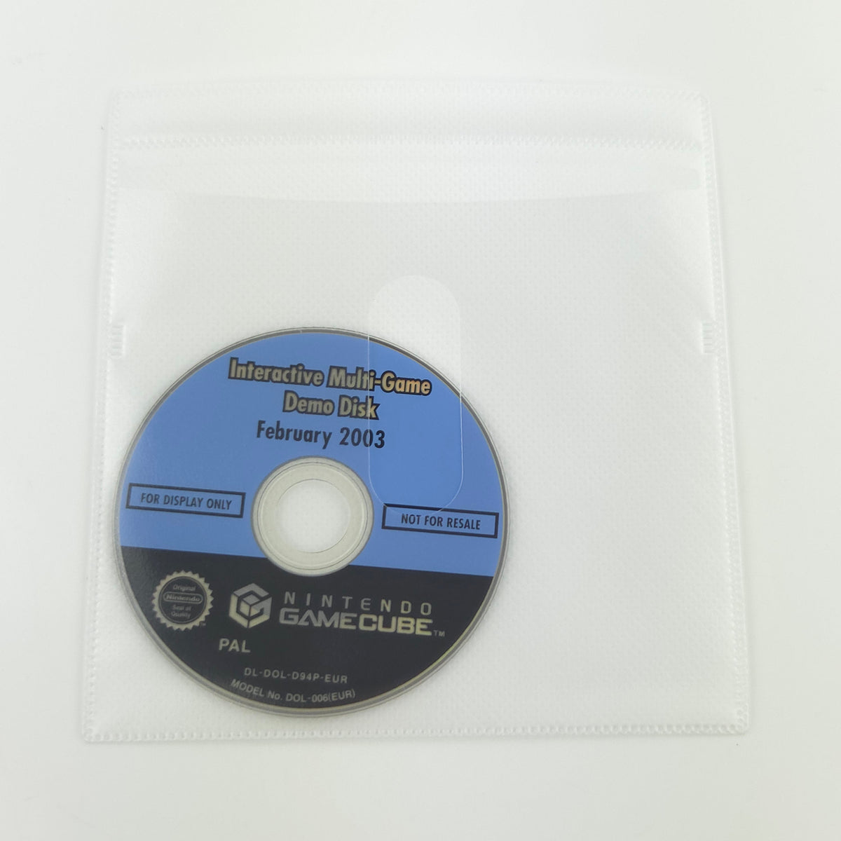 Nintendo GameCube Zubehör – Interactive Multi-Game Demo Disk