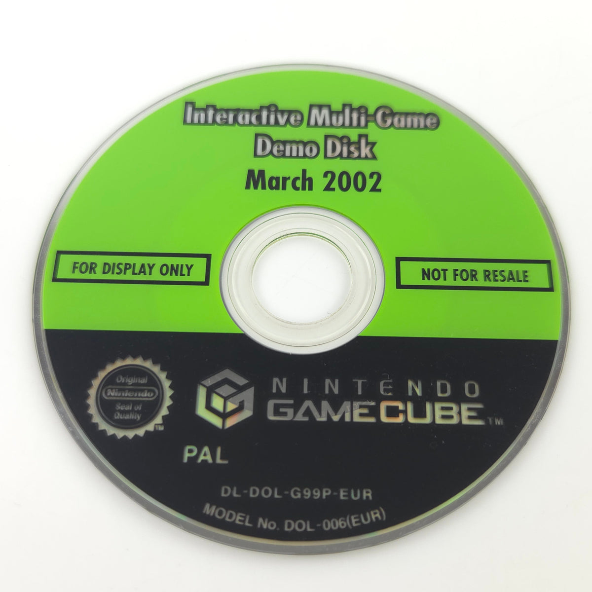 Nintendo GameCube Zubehör – Interactive Multi-Game Demo Disk