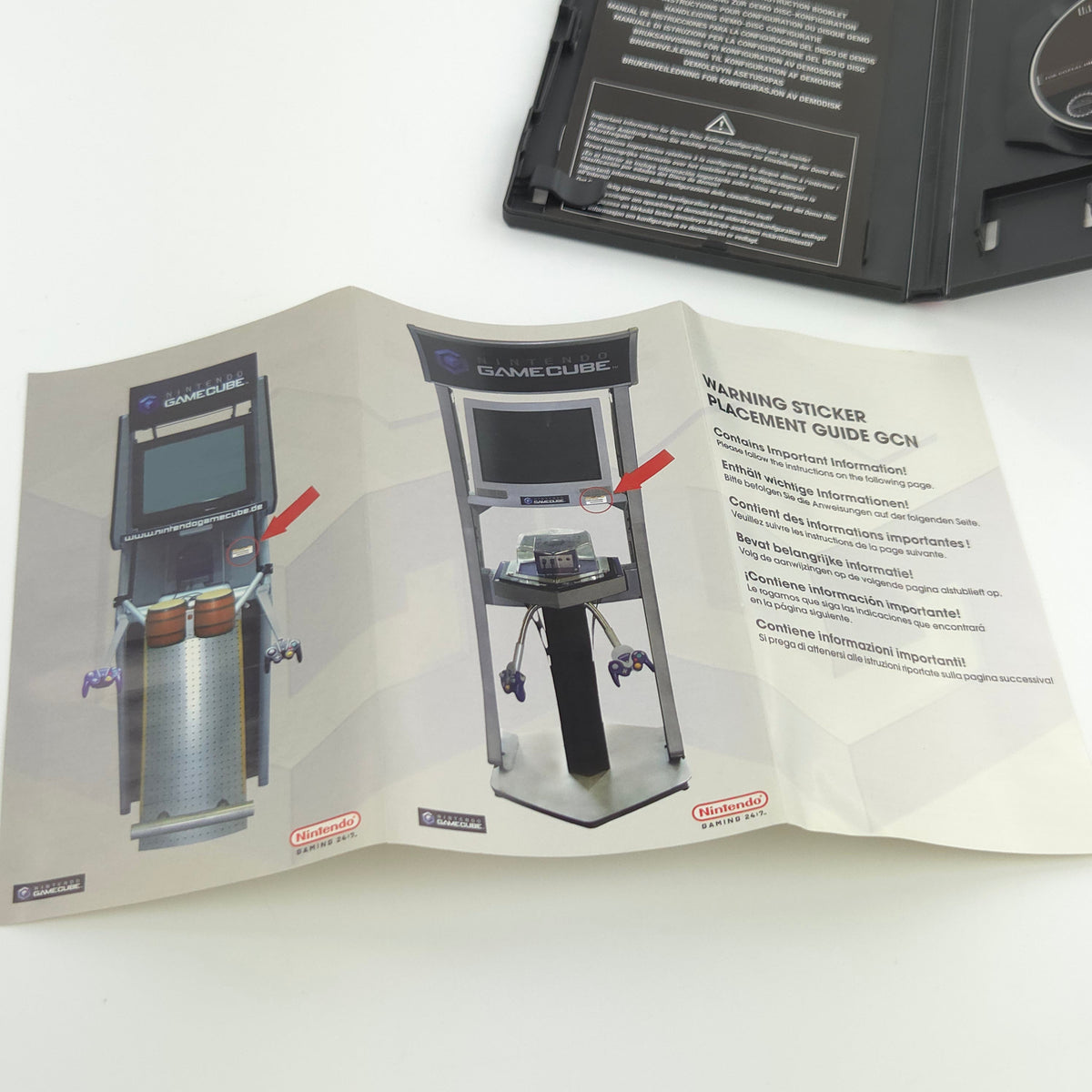 Nintendo GameCube Zubehör – Interactive Multi-Game Demo Disk OVP